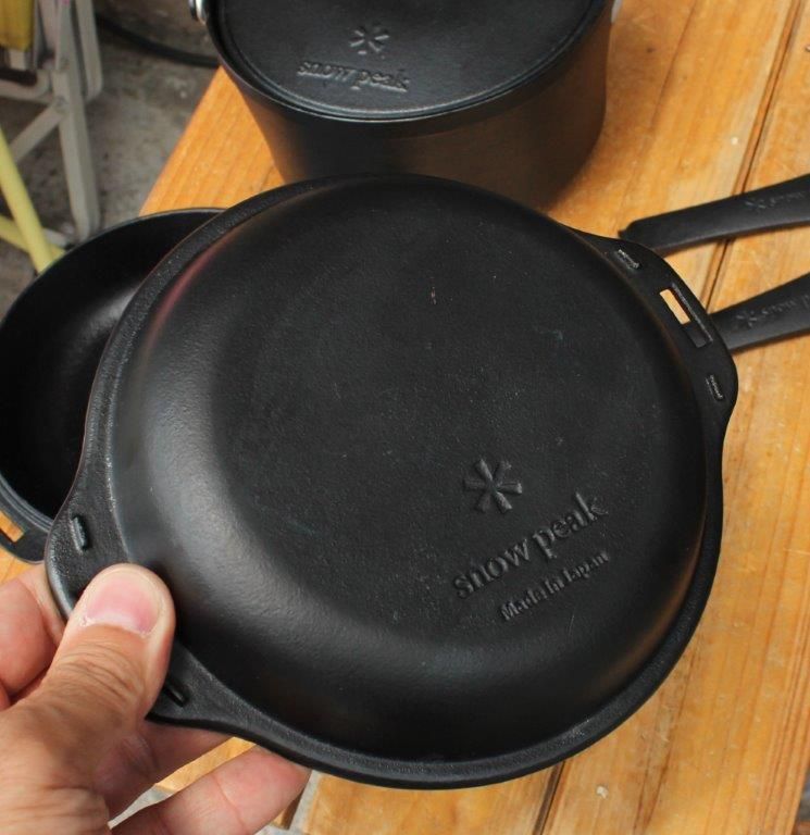 snow peak スノーピーク＞ Cast Iron Duo Cooker コンボダッチデュオ