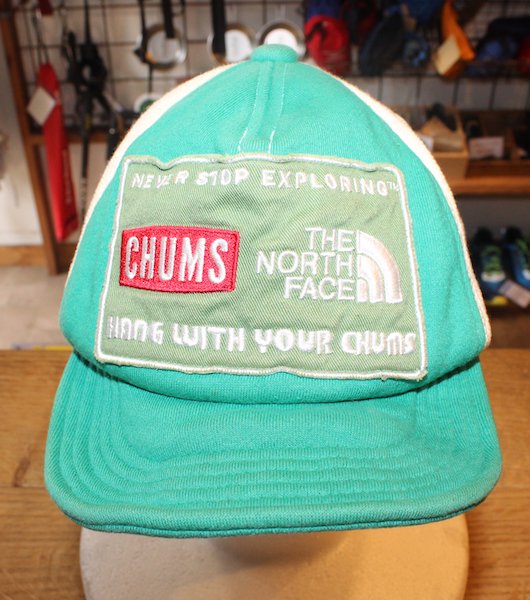 THE NORTH FACE×CHUMS ノースフェイス×チャムス＞ スウェットメッシュキャップ | 中古アウトドア用品・中古登山用品  買取・販売専門店 : maunga (マウンガ)