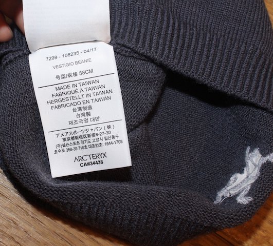 Arcteryx clearance vestigio beanie