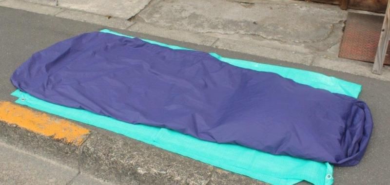 mont-bell モンベル＞ PLTX. SLEEPING BAG COVER ポルカテックス