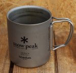 snow peakΡԡ䡡Titanium Double Wall Cup 450  ֥ޥ 450 ξʲ