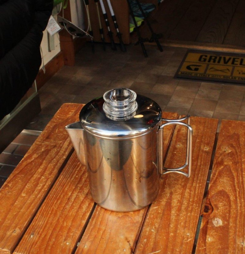 snow peak スノーピーク＞ Stainless-steel Coffee Percolator 6 Cups