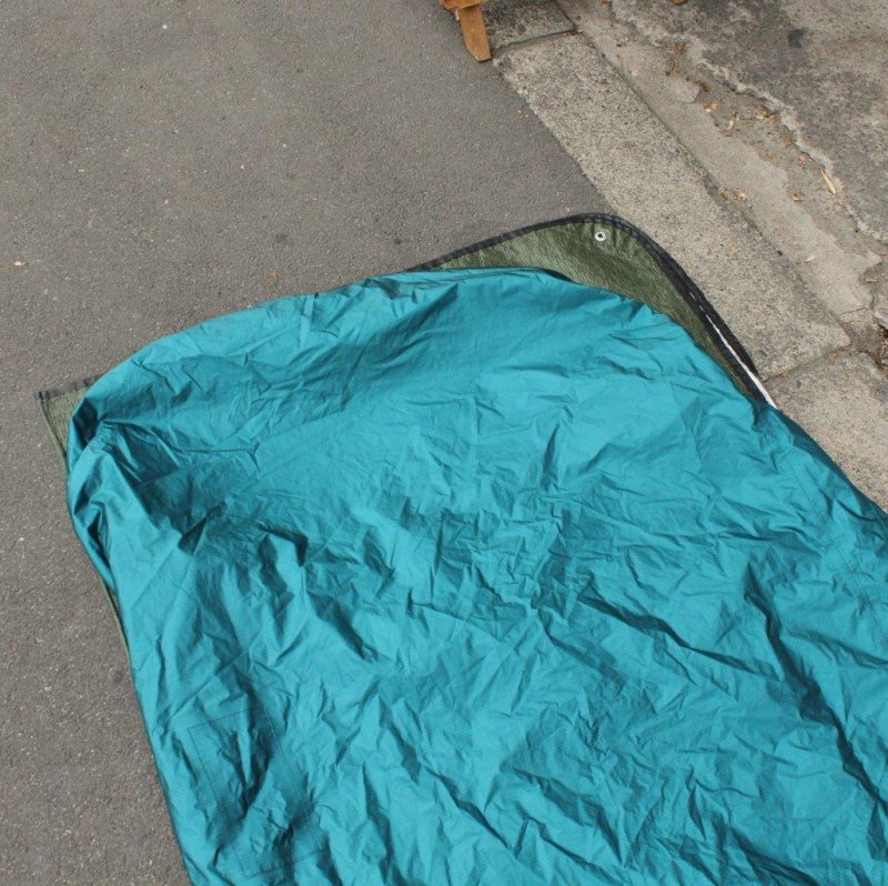 mont-bell モンベル＞ B-DRYTC.UL.SLEEPING BAG COVER WIDE ブリーズ