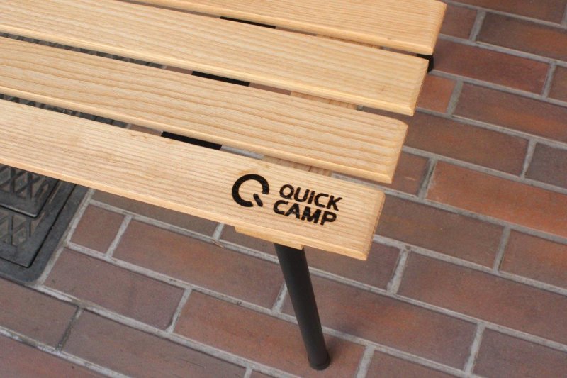 QUICKCAMP クイックキャンプ＞ ウッドロールテーブル | 中古アウトドア