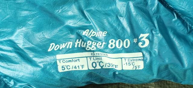 mont-bell モンベル＞ Alpine Down Hugger #3 アルパインダウンハガー