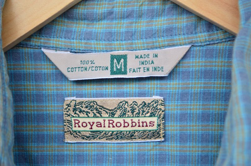 Royal Robbins ロイヤルロビンス＞ L/S SHIRT ロングスリーブボタン