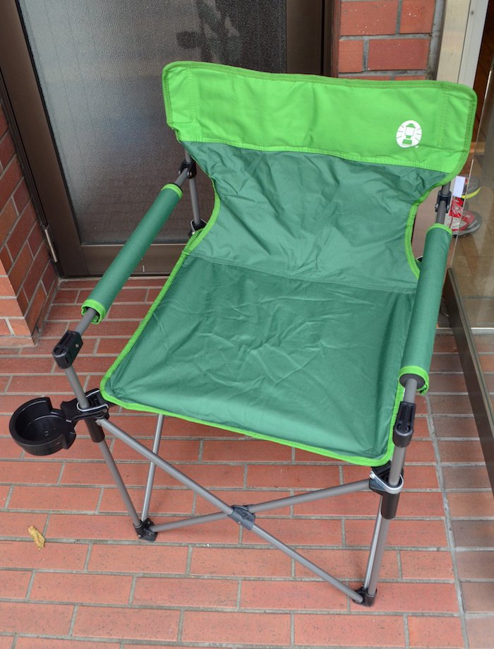 Coleman コールマン＞SLIM CHAIR WITH CUP HOLDER カップ