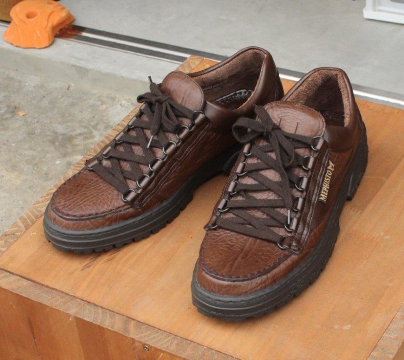 MEPHISTO メフィスト＞ Leather Walking Shoes レザーウォーキング 