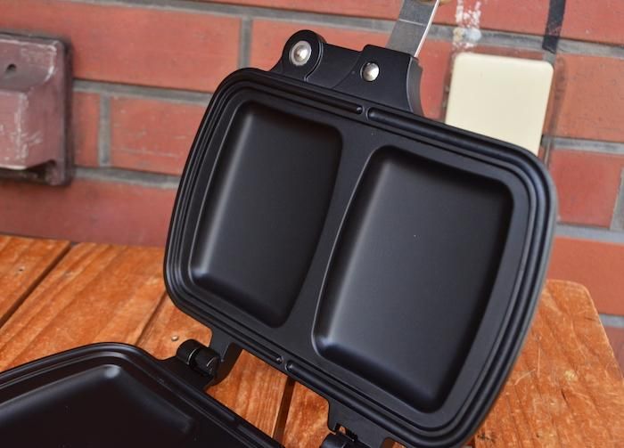 【中古品】スノーピーク（Snow Peak）　限定品　トラメジーノ　ブラック snow peak スノーピーク＞ ホットサンドクッカー トラメジーノ