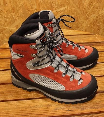 くつろぎカフェタイム 値下げしました！SCARPA 登山靴 MIRAGE EU41 GTX