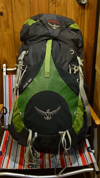 OSPREY オスプレー＞ exos 58 エクソス58| 中古アウトドア用品・中古登山用品 買取・販売専門店 : maunga (マウンガ)