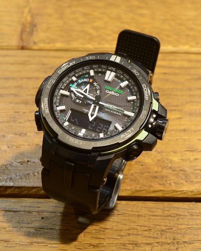 CASIO PRO TREK PRW-6000Y-1JF アナデジ 電波ソーラー-