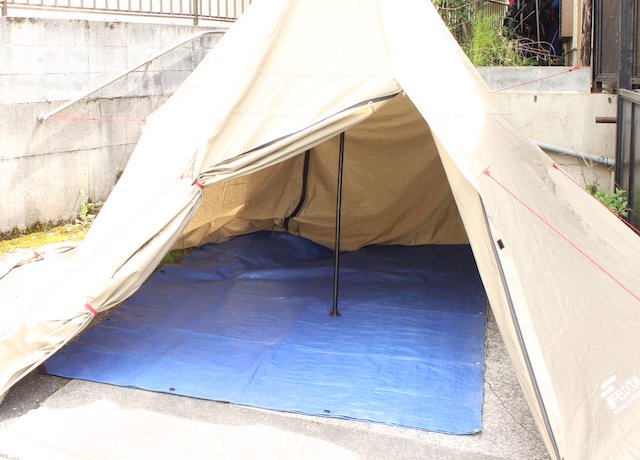 FIELDOOR フィールドア＞ ONE POLE TENT T/C 400 ワンポールテントT/C