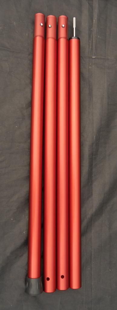snow peak スノーピーク> ウィングポールレッド 280cm・240cm 3 snow peak スノーピーク> ウィングポールレッド 280cm・240cm 3