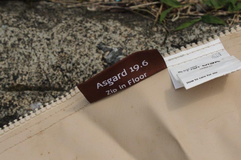 nordisk ノルディスク＞ Asgard 19.6 Ground Sheet Zip in Floor 2013