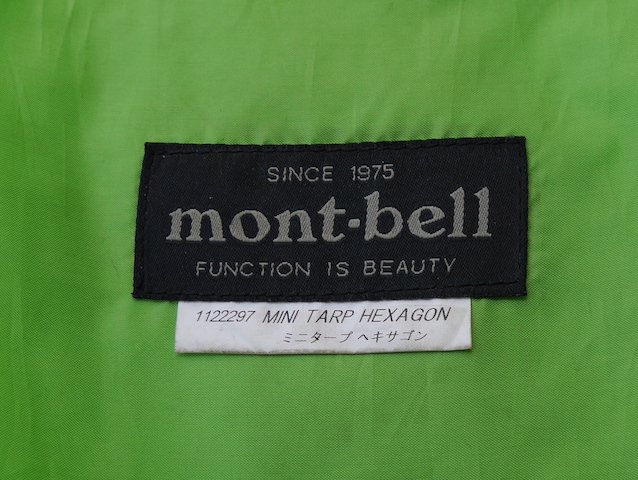 mont-bell モンベル＞ MINI TARP HEXAGON ミニタープヘキサゴン | 中古