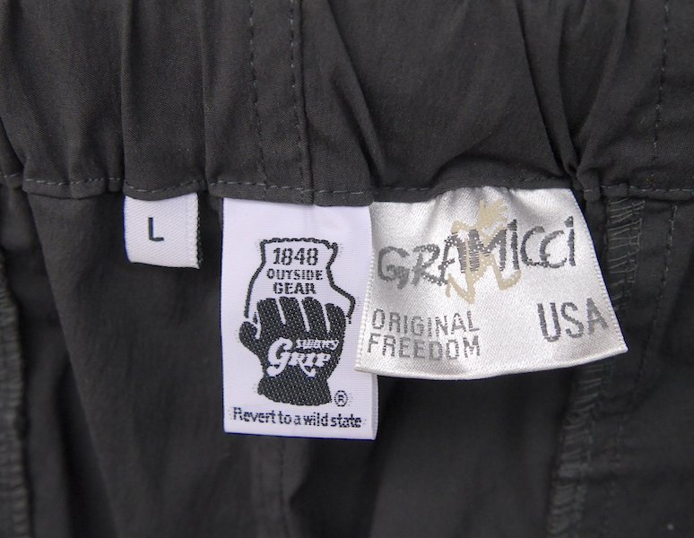 GRAMICCI×GRIP SWANY グラミチ×グリップスワニー＞ CAMP POUCH PANTS 