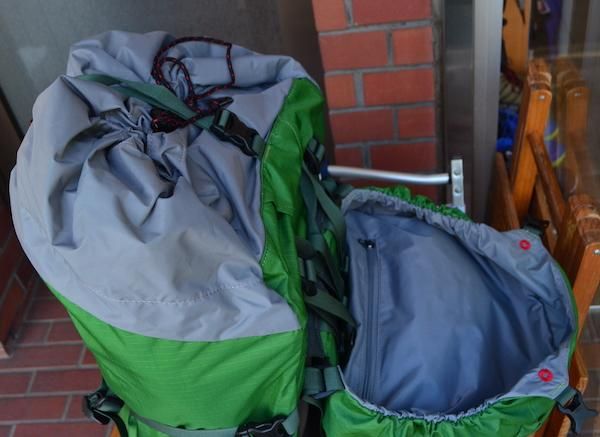 登山用品 ZERO POINT ALPINE PACK50 モンベル バックパック】愛用のゼロポイントアルパインパック50