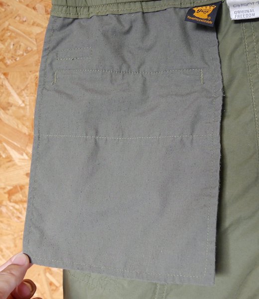 GRAMICCI×GRIP SWANY グラミチ×グリップスワニー＞ CAMP GEAR SHORTS