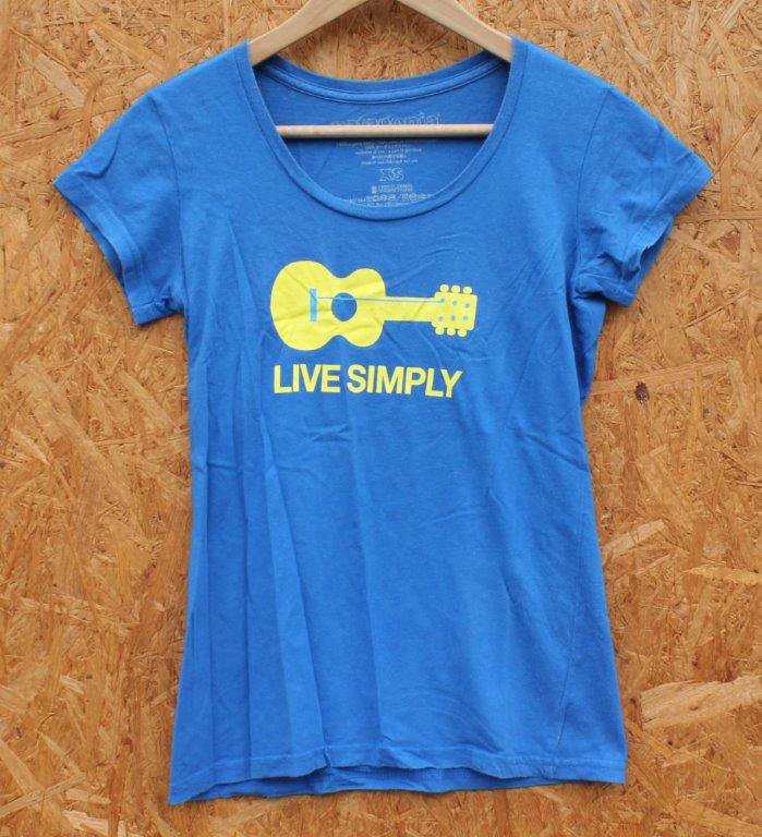 patagonia パタゴニア＞ Live Simply Organic Scoop T リブシンプリー