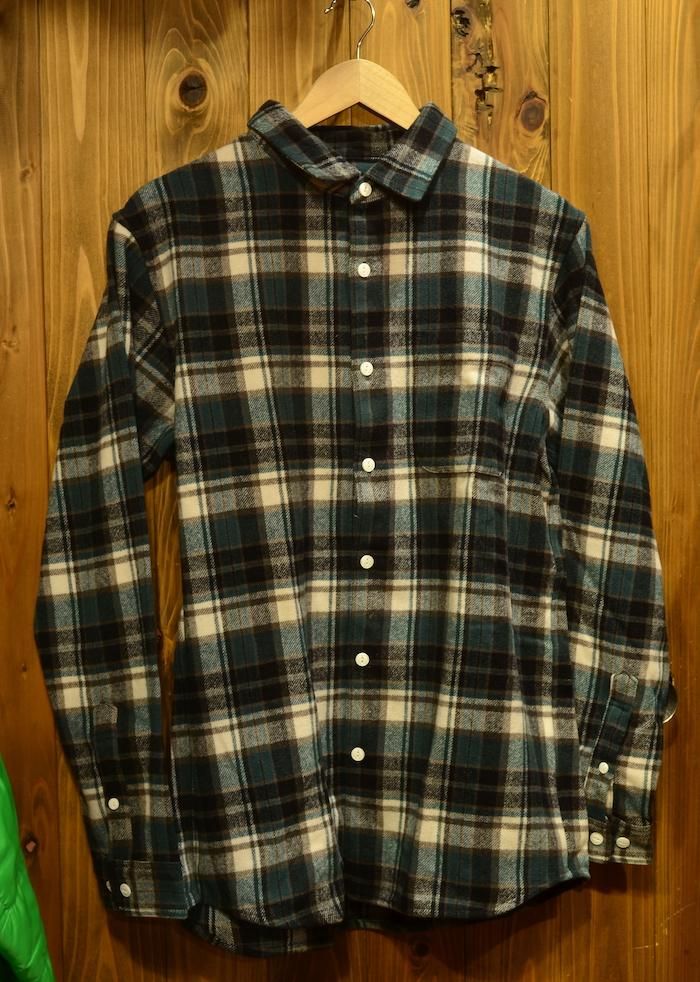 THE NORTH FACE ノースフェイス＞ L/S WOOL SHIRT ロングスリーブ