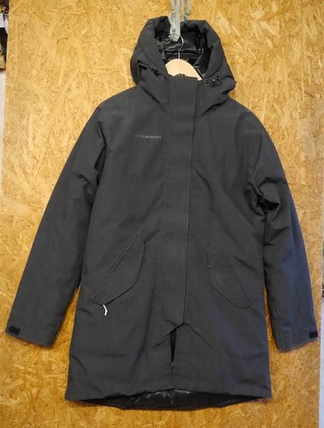 ジッパー付き隠し胸ポケット2つマムート　ダウンメンズ Seon HS Thermo HoodedCoatMen