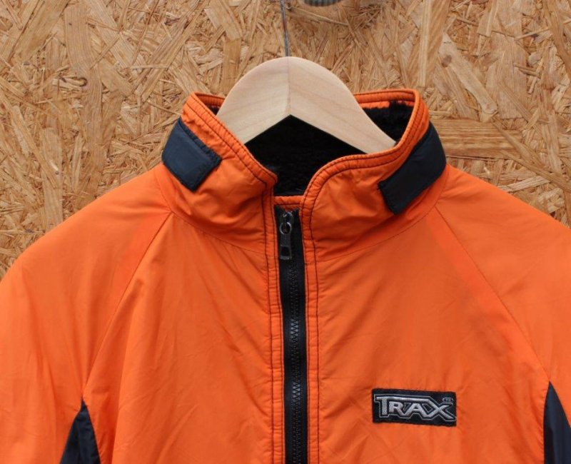 TRAX ナイロンジャケット オレンジ M刺繍 - ナイロンジャケット