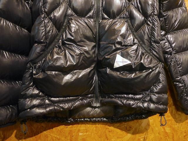 and wander アンドワンダー＞ diamond stitch down jacket| 中古