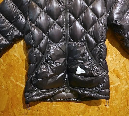 and wander アンドワンダー＞ diamond stitch down jacket| 中古