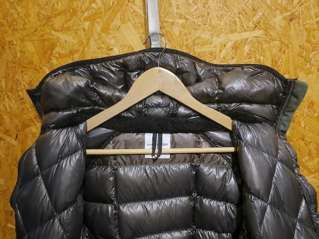 and wander アンドワンダー＞ diamond stitch down jacket| 中古