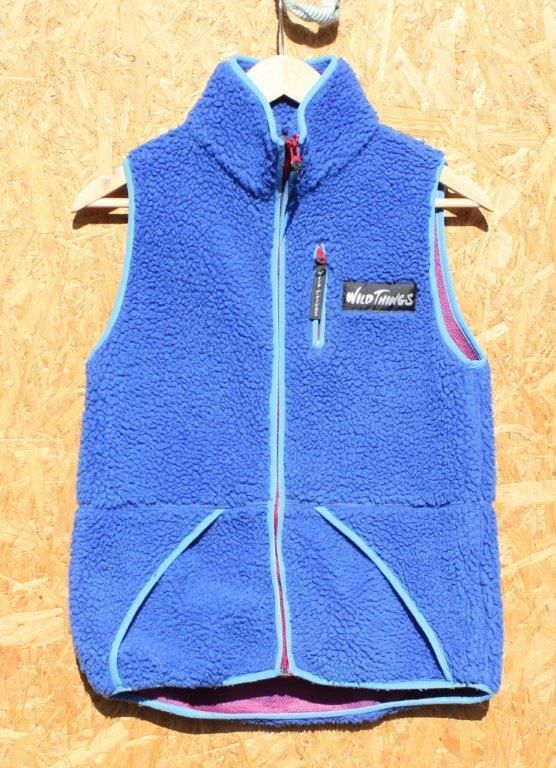 WILD THINGS ワイルドシングス＞ Boa Fleece Vest ボアフリースベスト