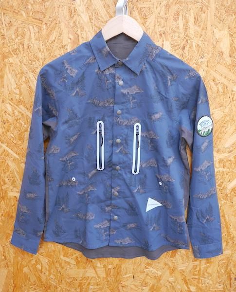 and wander アンドワンダー＞ tech printed shirt | 中古アウトドア