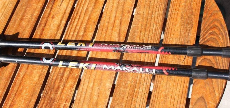 LEKI レキ＞ MAKALU ANTISHOCK マカルーアンチショック 2本セット