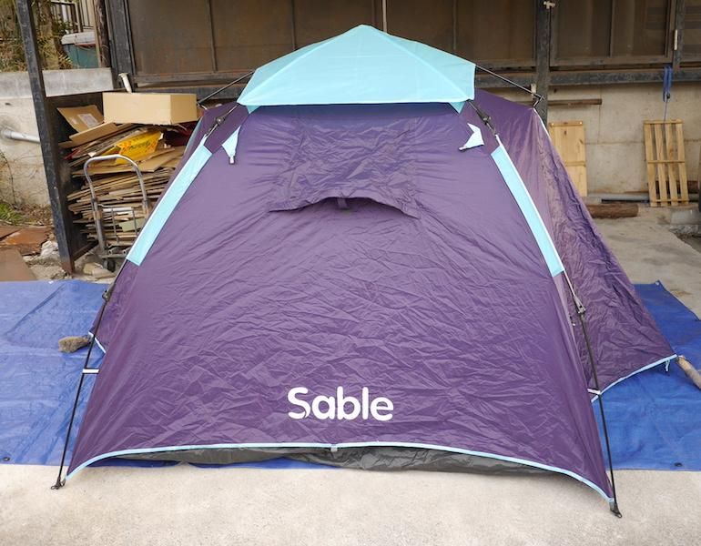 Sable セーブル＞ ワンタッチ3人用テント | 中古アウトドア用品