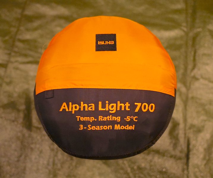 ISUKA イスカ＞Alpha Light 700 アルファライト700 - 中古アウトドア用品・中古登山用品 買取・販売専門店 : maunga  (マウンガ)