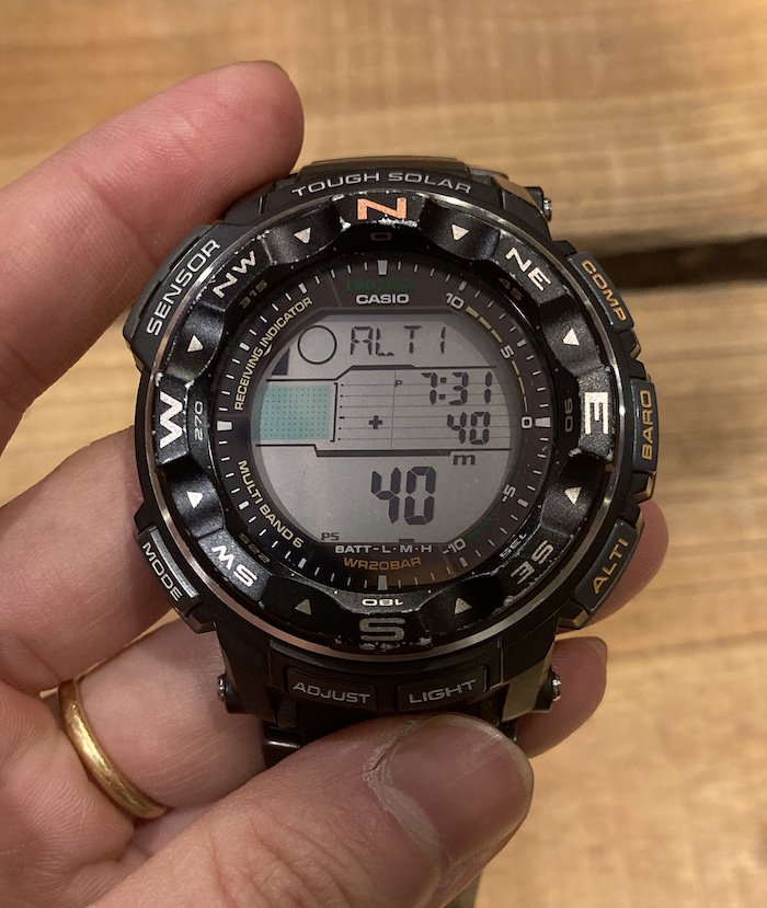 CASIO PRO-TREK ＞PRW-2500 - 中古アウトドア用品・中古登山用品 買取