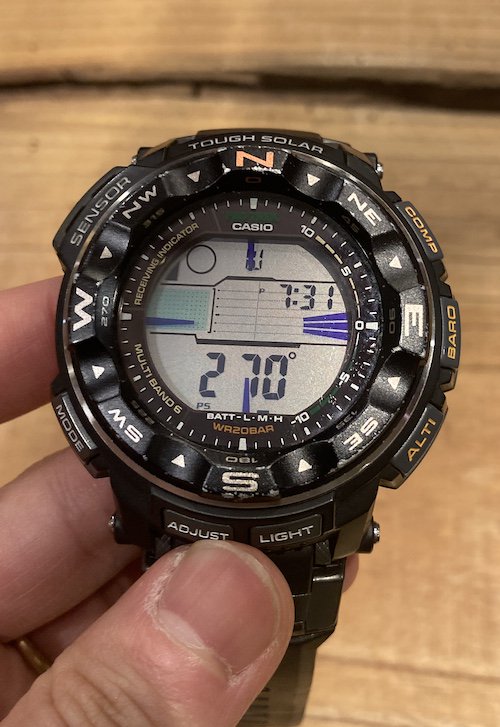 CASIO PRO-TREK ＞PRW-2500 - 中古アウトドア用品・中古登山用品 買取