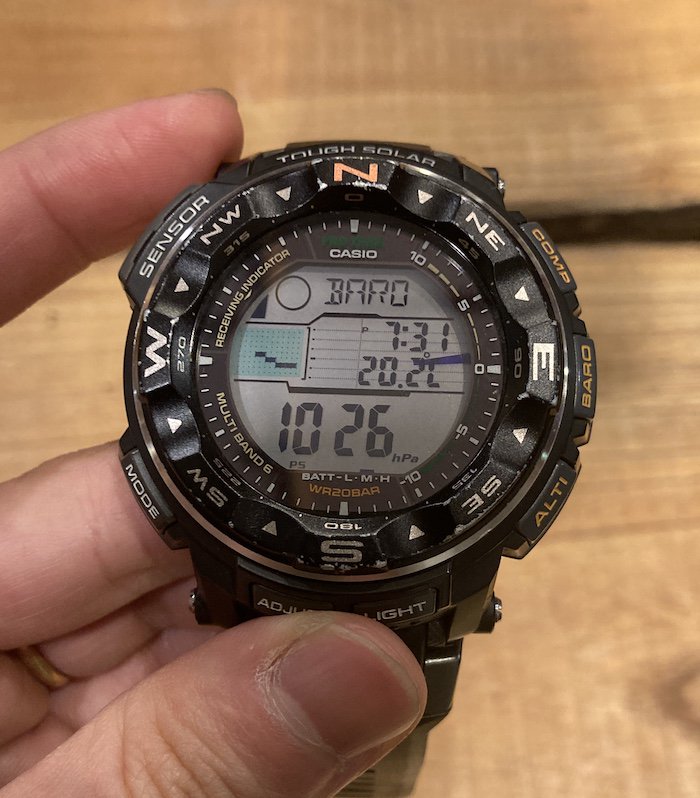 CASIO PRO-TREK ＞PRW-2500 - 中古アウトドア用品・中古登山用品 買取