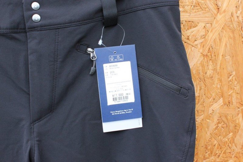 新品 Haglofs ホグロフス 定1.7万 MORAN PANT DWR撥水 耐摩耗性 ソフト