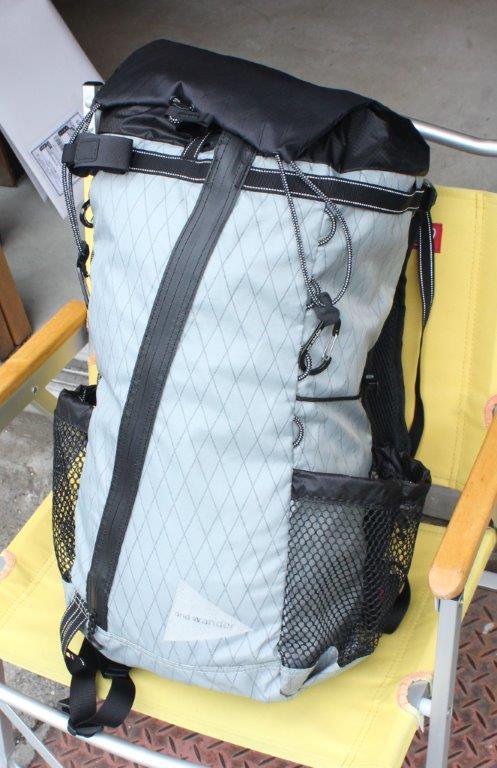and wander アンドワンダー X-Pac 30L backpack-