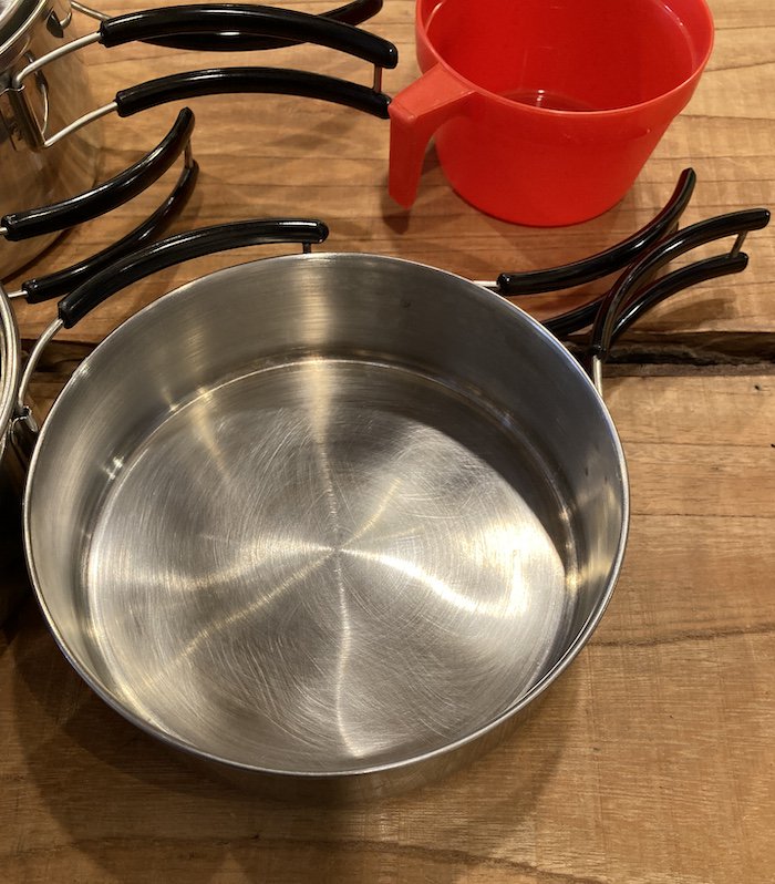 EVERNEW エバニュー＞ STAINLESS COOK SET S ステンレスクックセットS 