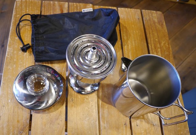 snow peak スノーピーク＞ Stainless-steel Coffee Percolator 6 Cups ...