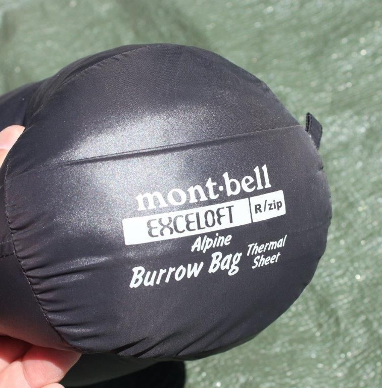 mont-bell モンベル＞ Alpine Burrow bag Thermal Sheet アルパイン