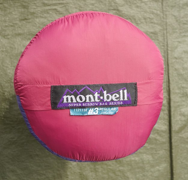 mont-bell モンベル＞ Super Burrow Bag #3 スーパーバローバッグ#3