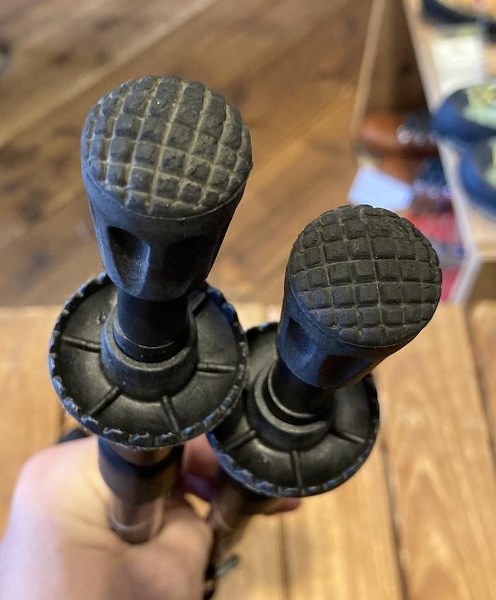 グリップウェルトレッキングポール カーボンスーパーライトL 未