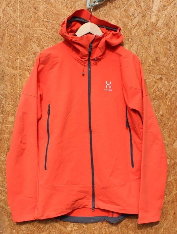 ホグロフス SKARN WINTER HOODIE Men's Lオレンジ - 登山用品