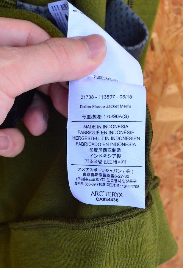 ARC'TERYX アークテリクス＞ Dallen Fleece Jacket ダレン