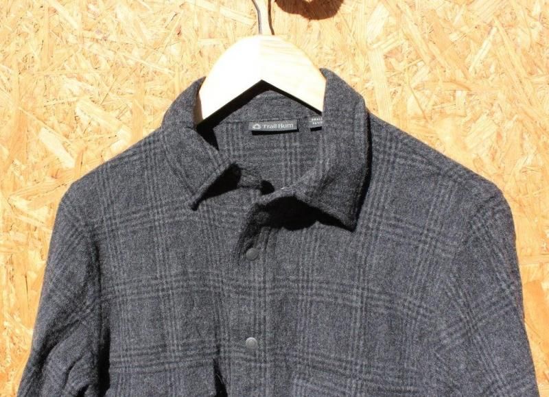 新到着 値下げ トレイルバム Walker Wool Sサイズ gray Shirts 登山 