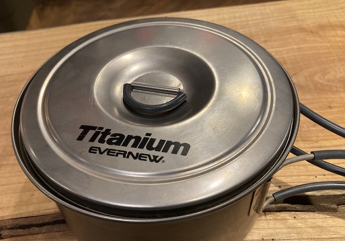 EVERNEW エバニュー＞ Titanium cook Set L チタニウムクッカーセット