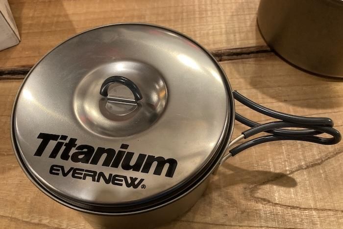 EVERNEW エバニュー＞ Titanium cook Set L チタニウムクッカー